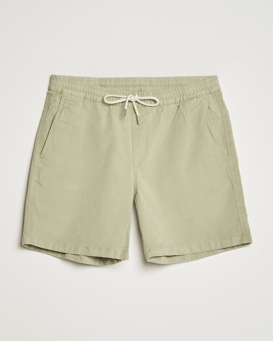 Herr | Shorts | NN07 | Gregor Tencel Drawstring Shorts Pale Green