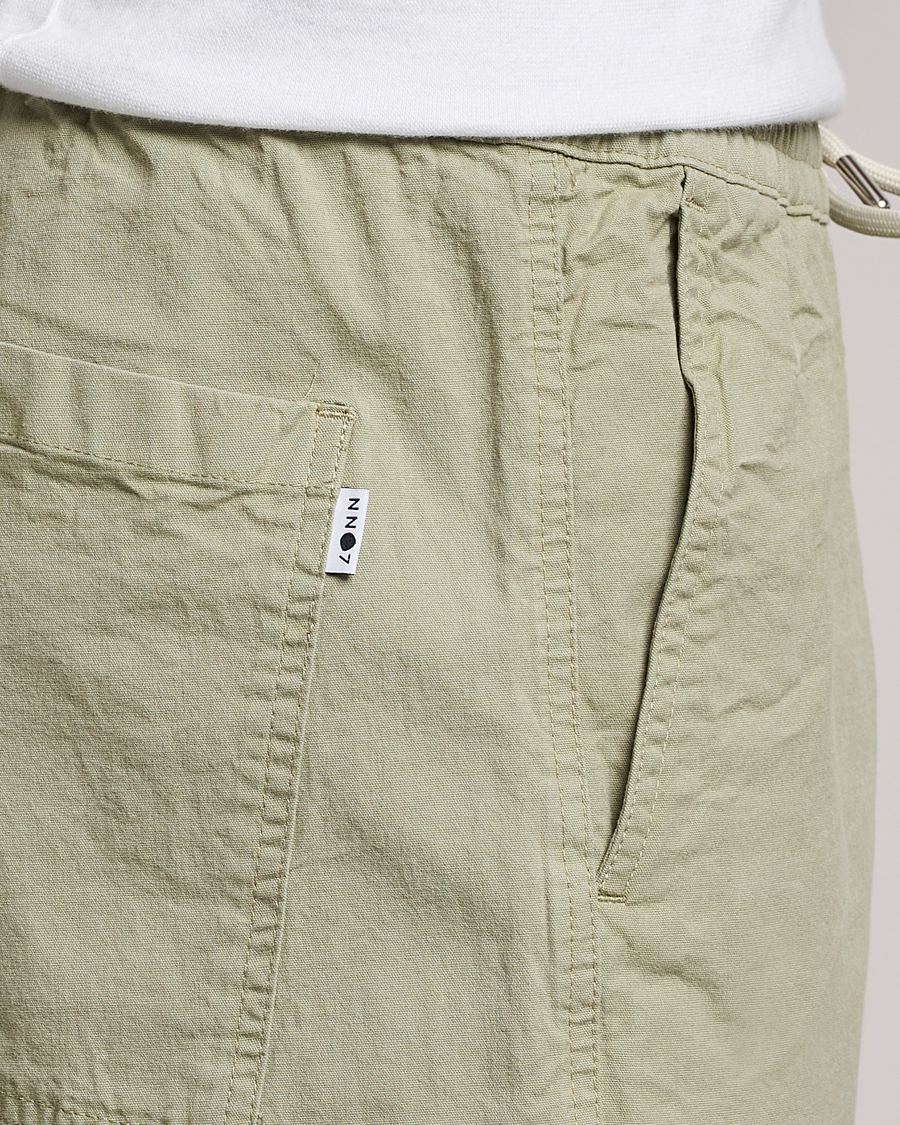 Herr | Shorts | NN07 | Gregor Tencel Drawstring Shorts Pale Green