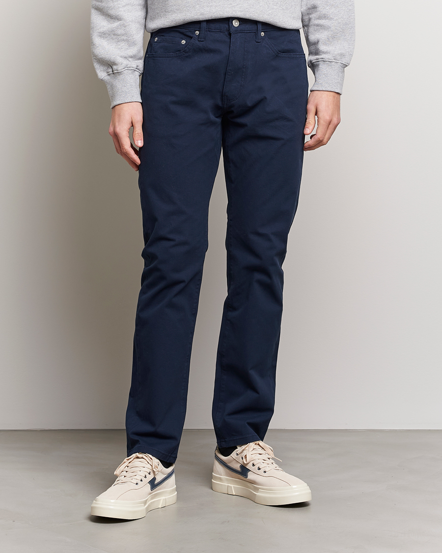 Herr | Kläder | Dockers | 5-Pocket Cotton Stretch Trousers Navy Blazer