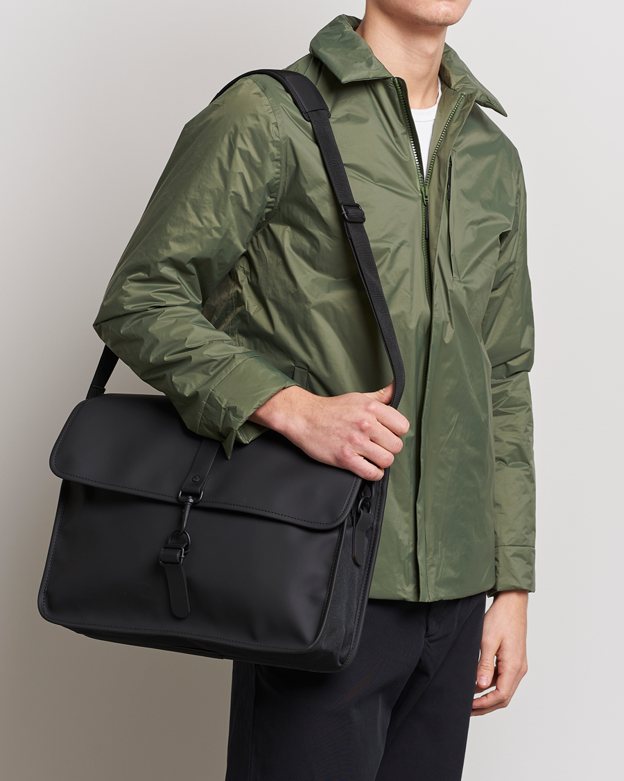 Herr | RAINS Messenger Bag Black | RAINS | Messenger Bag Black