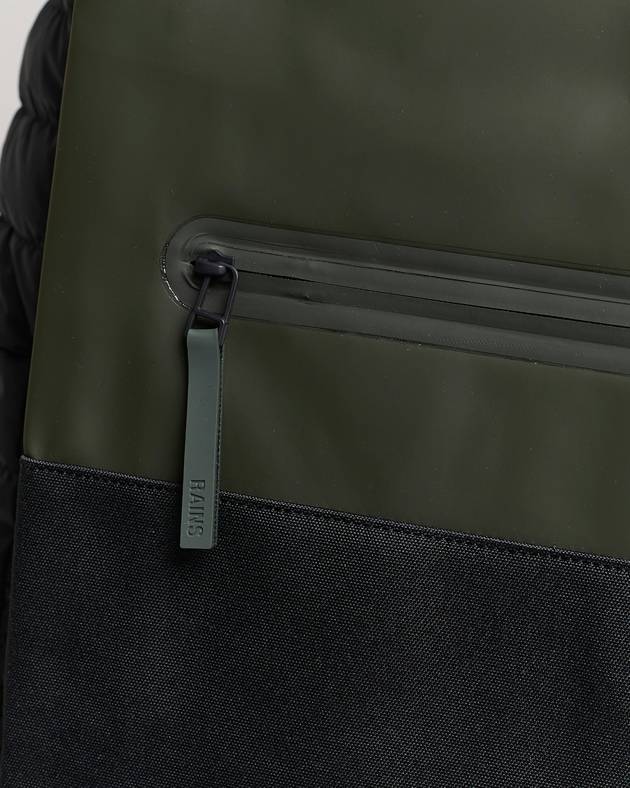 Herr | RAINS Trail Rolltop Backpack Green | RAINS | Trail Rolltop Backpack Green