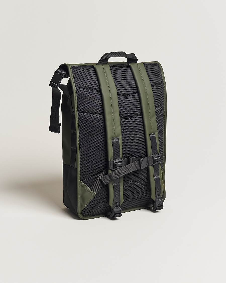 Herr | RAINS Trail Rolltop Backpack Green | RAINS | Trail Rolltop Backpack Green