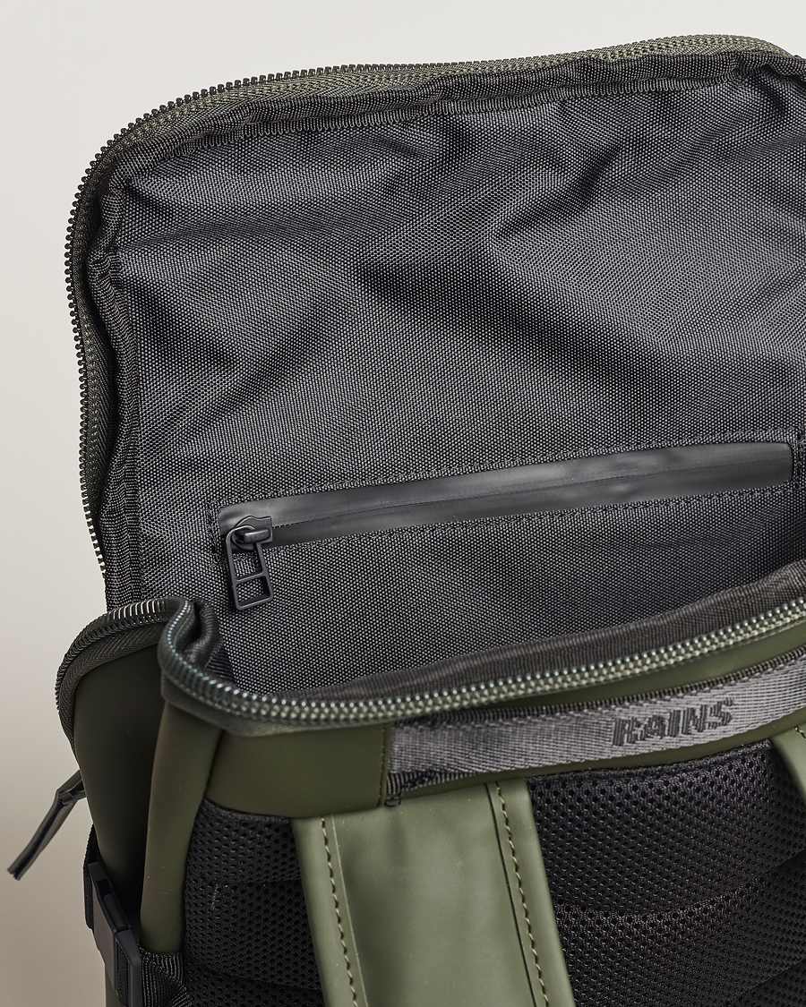 Herr | RAINS Trail Cargo Backpack Green | RAINS | Trail Cargo Backpack Green