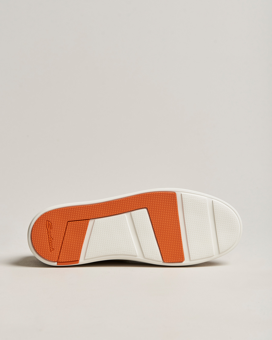 Herr | Santoni Plain Sneaker Beige Suede | Santoni | Plain Sneaker Beige Suede