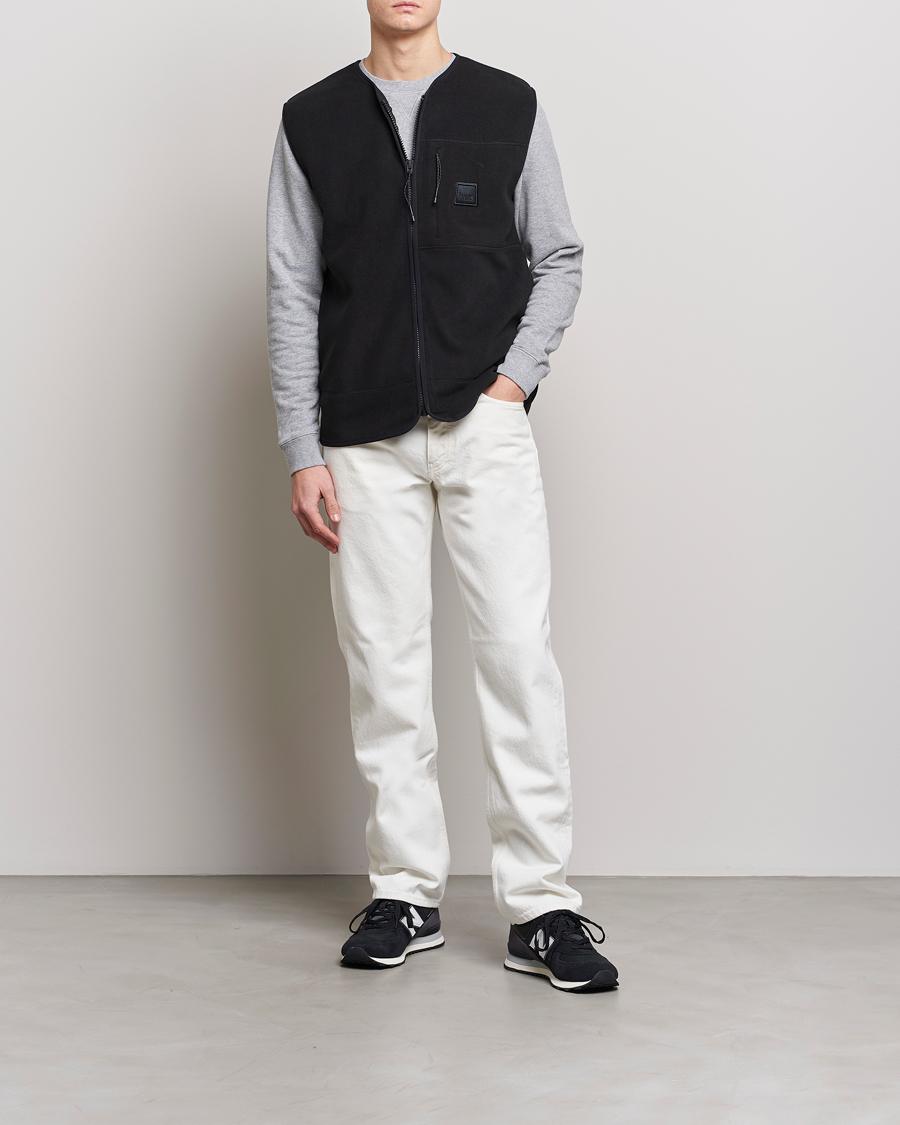 Herr | Tröjor | RAINS | Fleece Vest Black