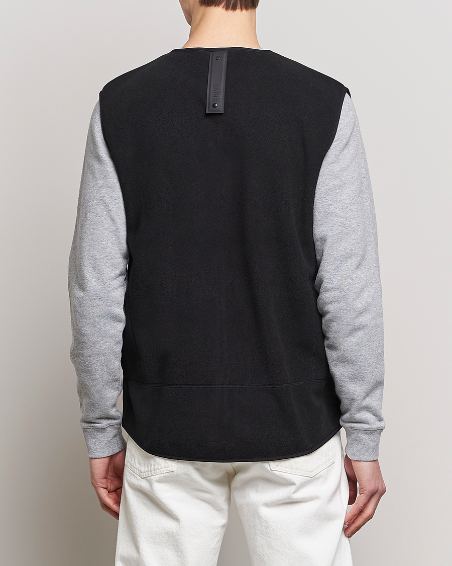 Herr | Tröjor | RAINS | Fleece Vest Black