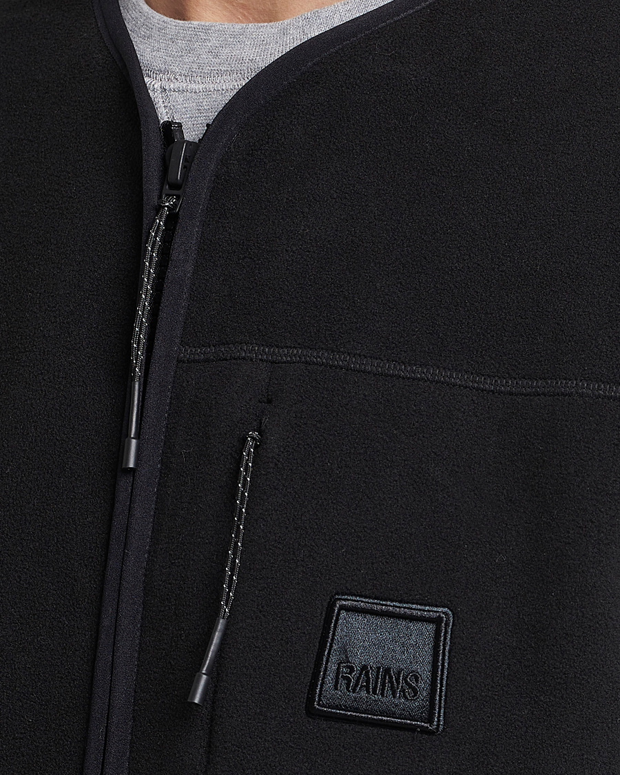 Herr | Tröjor | RAINS | Fleece Vest Black