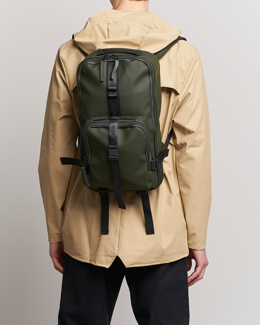 Herr | RAINS | RAINS | Trail Rucksack Green