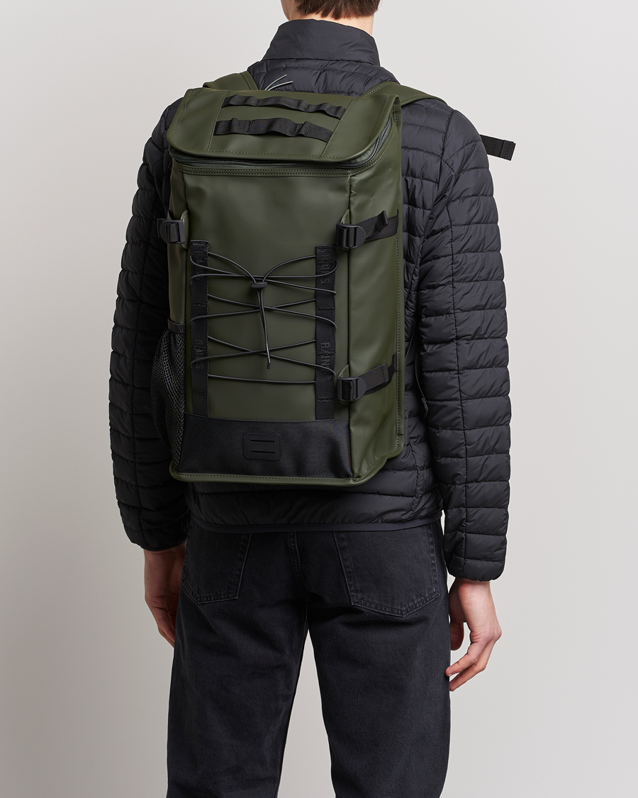 Herr | Ryggsäckar | RAINS | Trail Mountaineer Backpack Green
