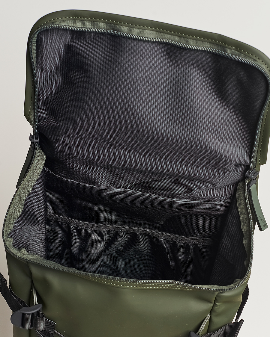 Herr | RAINS Trail Mountaineer Backpack Green | RAINS | Trail Mountaineer Backpack Green