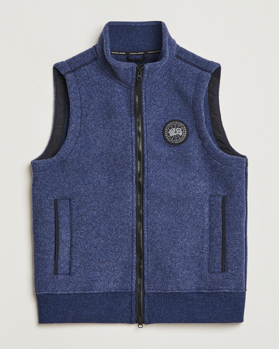 Herr | Västar | Canada Goose | Mersey Fleece Vest Atlantic Navy