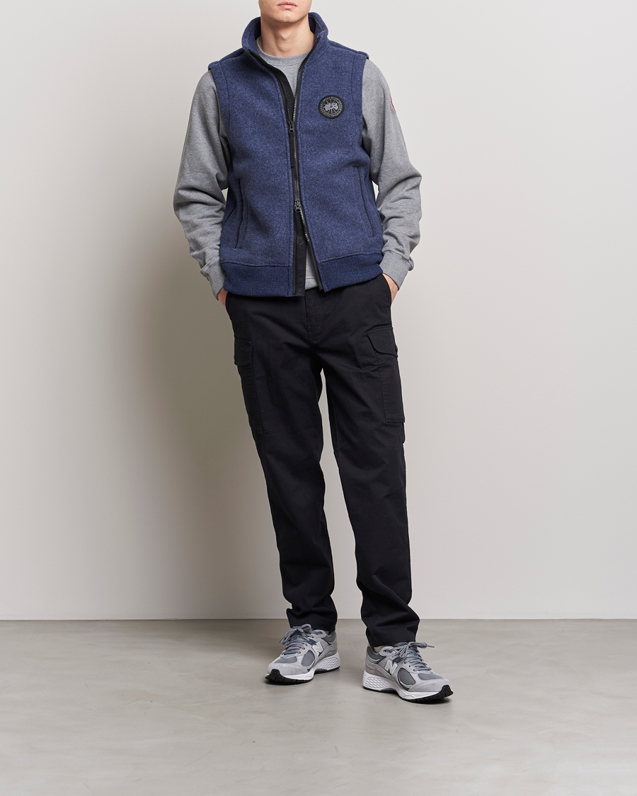 Herr | Västar | Canada Goose | Mersey Fleece Vest Atlantic Navy