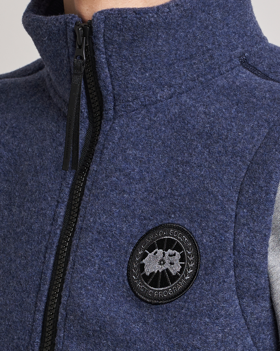 Herr | Västar | Canada Goose | Mersey Fleece Vest Atlantic Navy