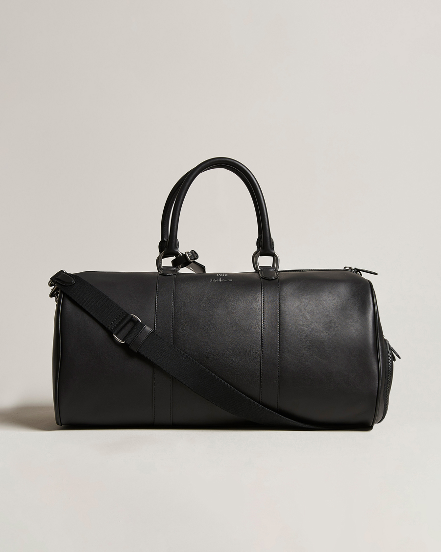 Herr | Polo Ralph Lauren Leather Duffle Bag Black | Polo Ralph Lauren | Leather Duffle Bag Black