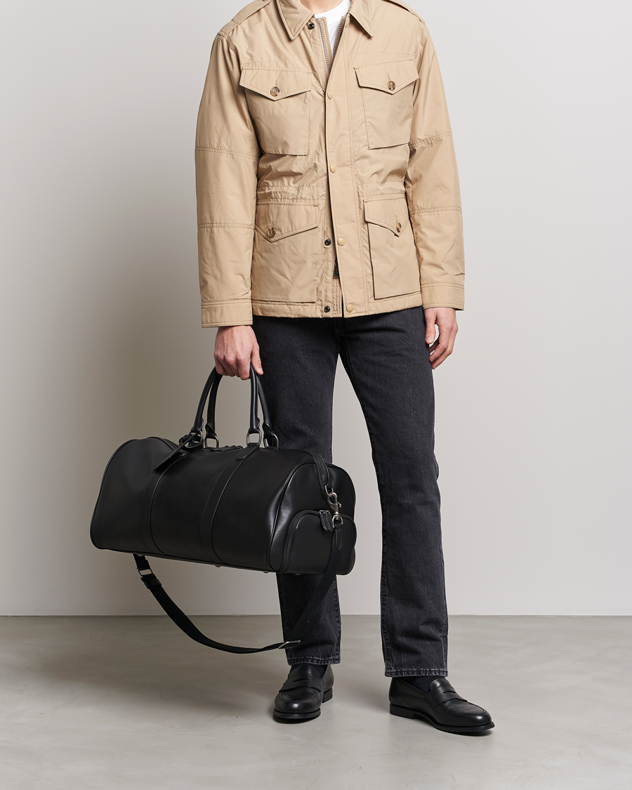 Herr | Preppy Authentic | Polo Ralph Lauren | Leather Dufflebag Black