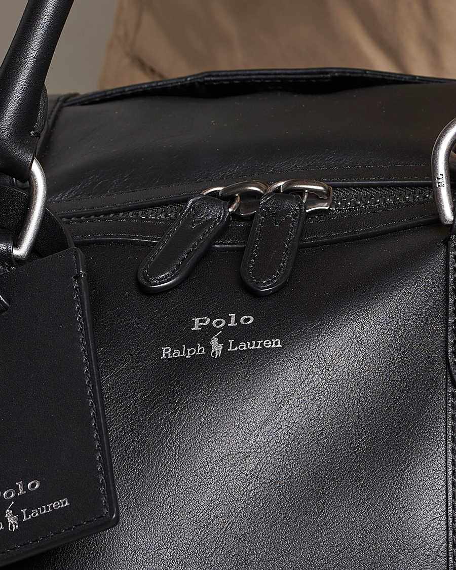 Herr | Polo Ralph Lauren Leather Duffle Bag Black | Polo Ralph Lauren | Leather Duffle Bag Black