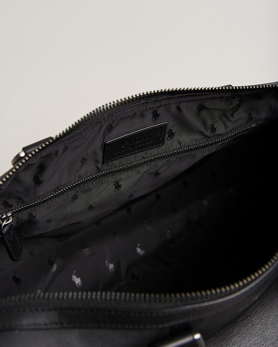 Herr | Polo Ralph Lauren Leather Duffle Bag Black | Polo Ralph Lauren | Leather Duffle Bag Black