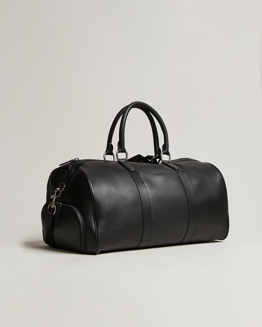 Herr | Polo Ralph Lauren Leather Duffle Bag Black | Polo Ralph Lauren | Leather Duffle Bag Black