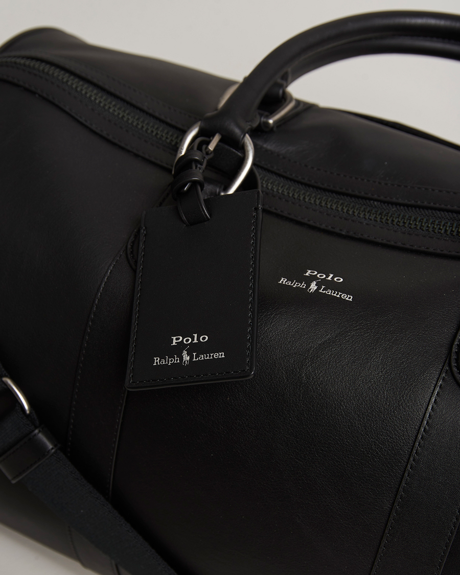Herr | Polo Ralph Lauren Leather Duffle Bag Black | Polo Ralph Lauren | Leather Duffle Bag Black