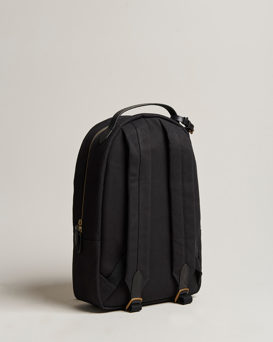 Herr | Polo Ralph Lauren Canvas/Leather Backpack Black | Polo Ralph Lauren | Canvas/Leather Backpack Black