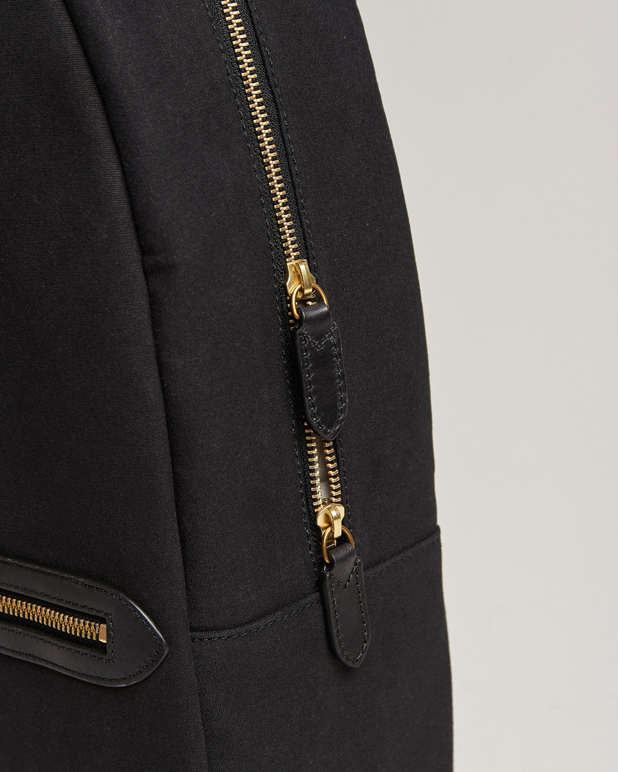 Herr | Polo Ralph Lauren Canvas/Leather Backpack Black | Polo Ralph Lauren | Canvas/Leather Backpack Black