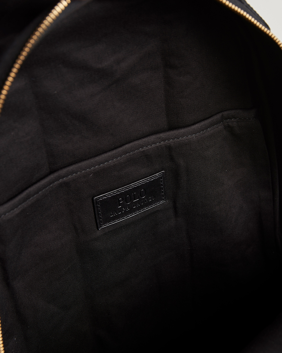 Herr | Polo Ralph Lauren Canvas/Leather Backpack Black | Polo Ralph Lauren | Canvas/Leather Backpack Black