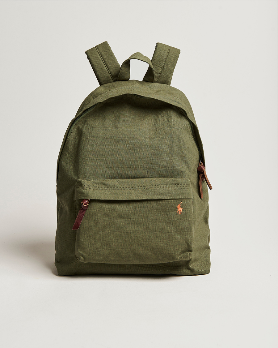 Herr | Polo Ralph Lauren Canvas Backpack Dark Sage | Polo Ralph Lauren | Canvas Backpack Dark Sage