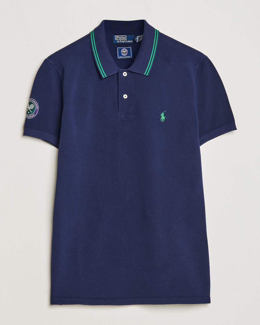 Herr | Pikéer | Polo Ralph Lauren | Custom Slim Fit Wimbledon Polo Refined Navy