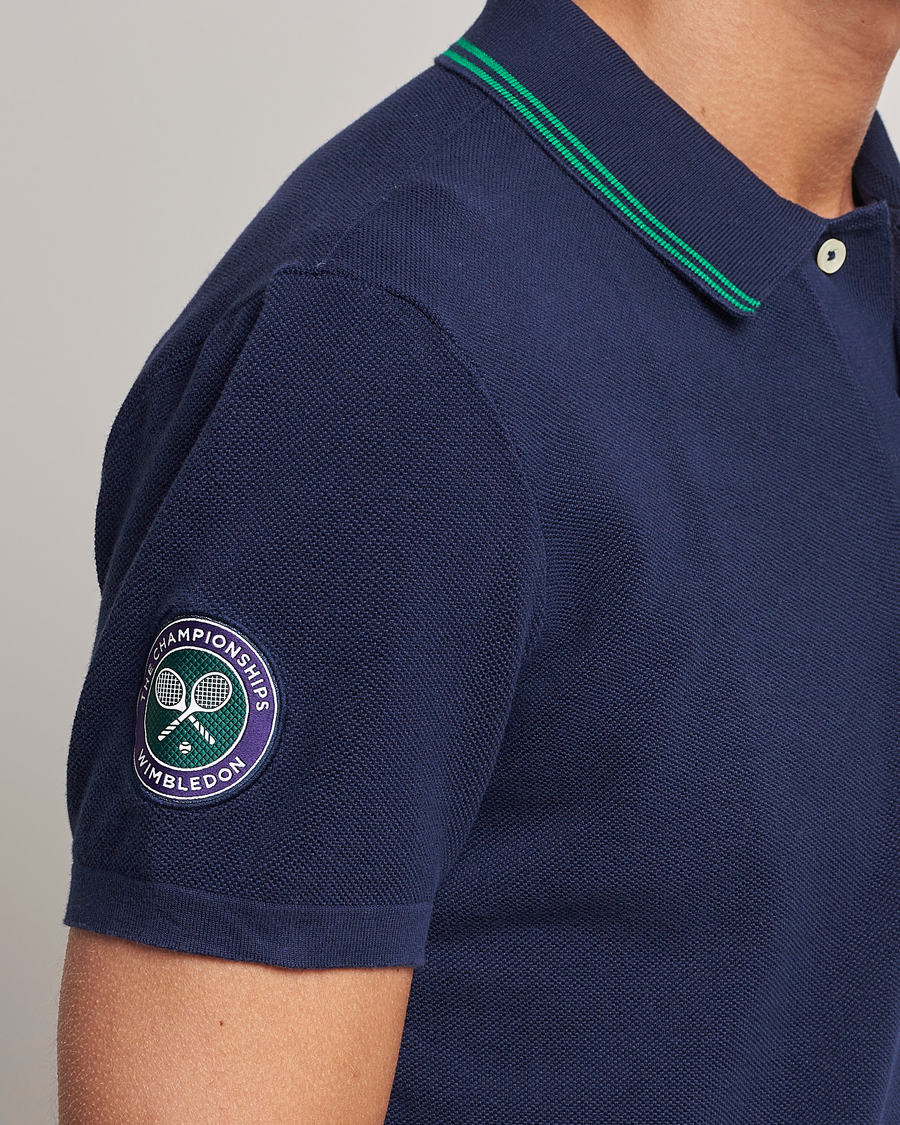 Herr | Pikéer | Polo Ralph Lauren | Custom Slim Fit Wimbledon Polo Refined Navy