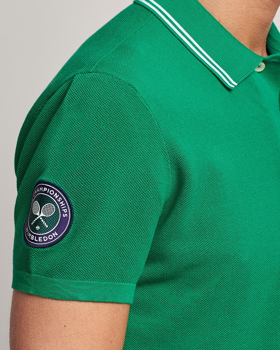 Herr | Pikéer | Polo Ralph Lauren | Custom Slim Fit Wimbledon Polo Stem Green