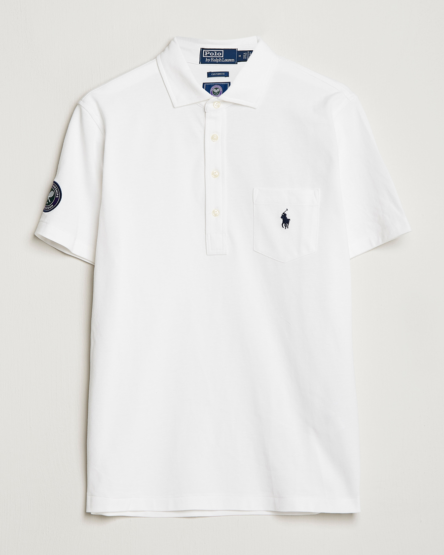 Herr | Pikéer | Polo Ralph Lauren | Wimbledon Pocket Polo White