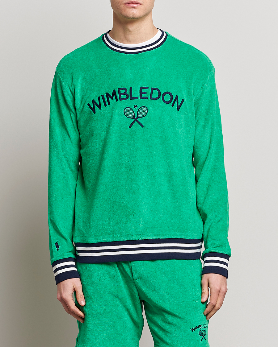 Herr | Tröjor | Polo Ralph Lauren | Wimbledon Terry Sweatshirt Stem Green