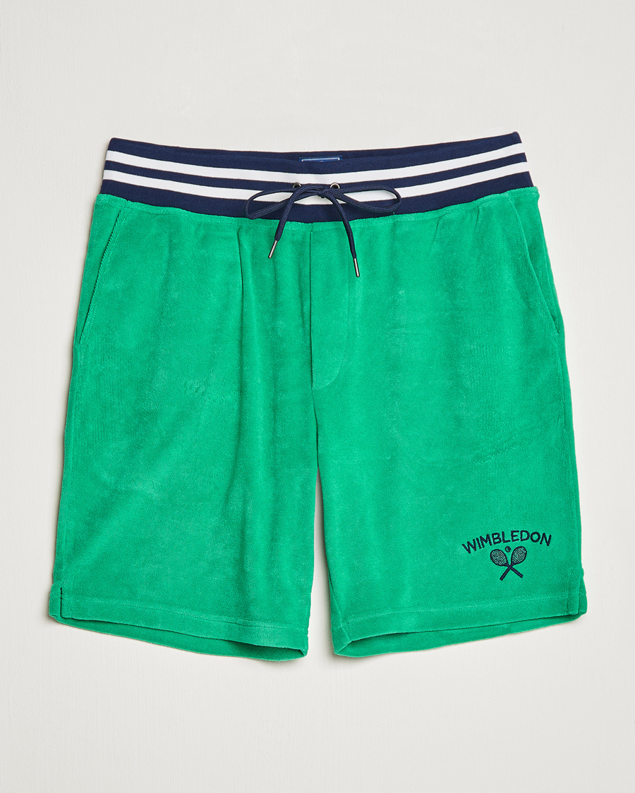 Herr | Shorts | Polo Ralph Lauren | Wimbledon Terry Sweatshorts Stem Green