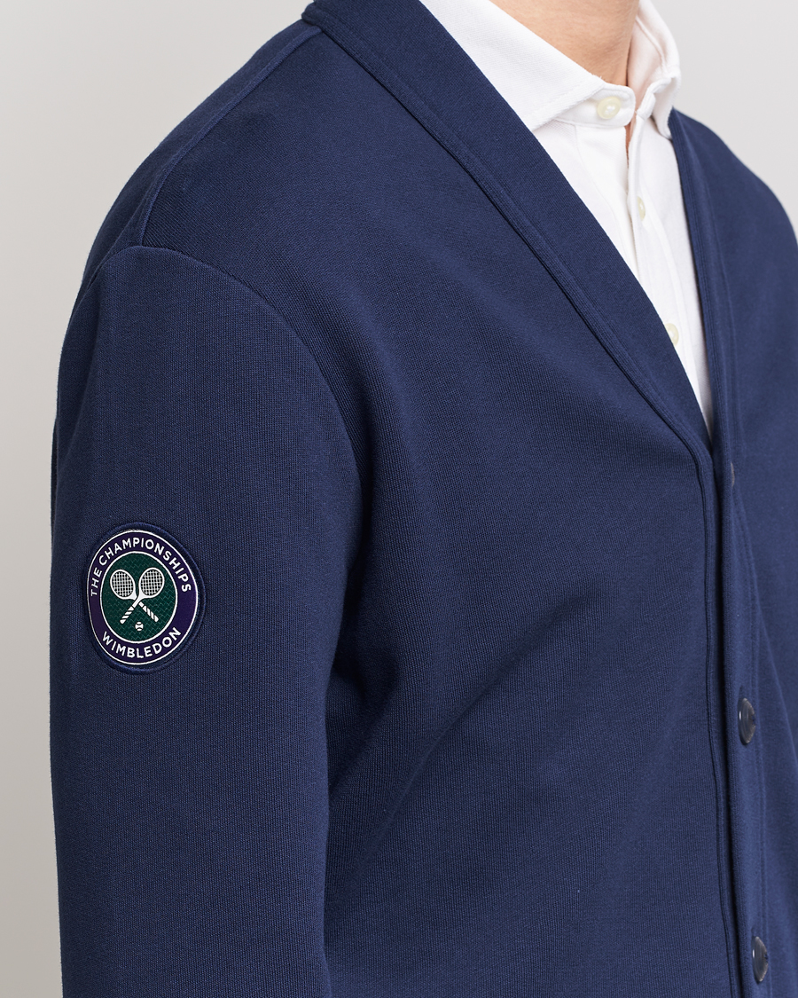 Herr | Tröjor | Polo Ralph Lauren | Wimbledon Knitted Cardigan Refined Navy