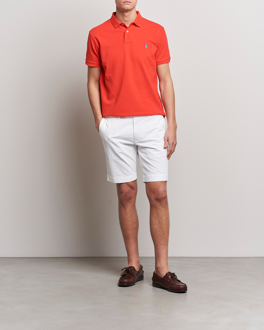 Herr | Pikéer | Polo Ralph Lauren | Custom Slim Fit Polo Petal Rose
