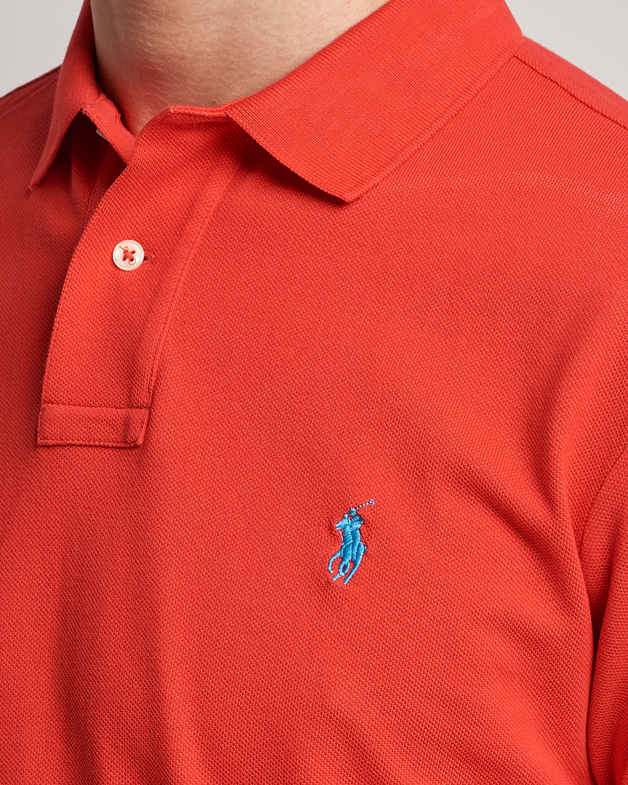 Herr | Pikéer | Polo Ralph Lauren | Custom Slim Fit Polo Petal Rose