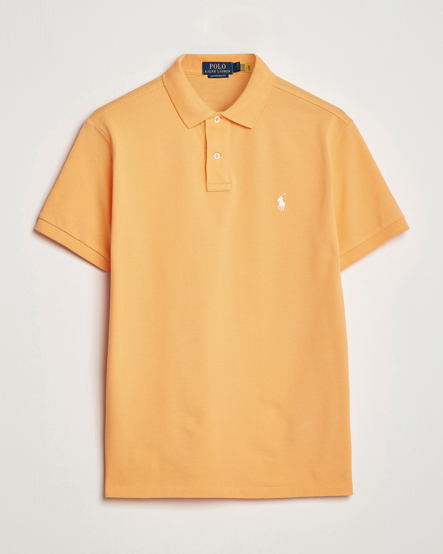 Herr | Pikéer | Polo Ralph Lauren | Custom Slim Fit Polo Key West Orange