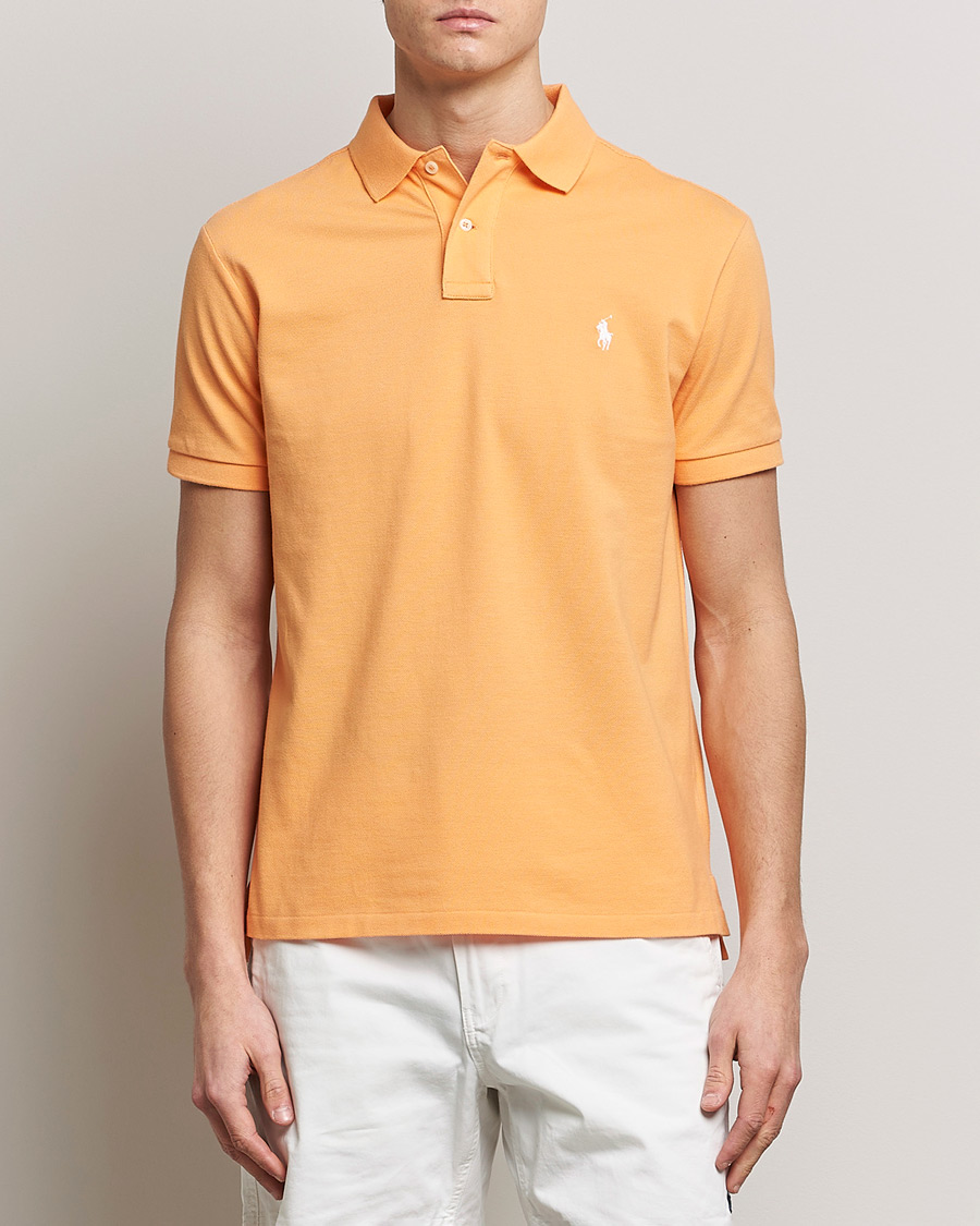 Herr | Pikéer | Polo Ralph Lauren | Custom Slim Fit Polo Key West Orange