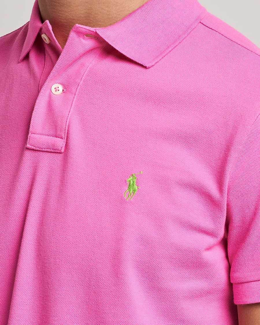 Herr | Pikéer | Polo Ralph Lauren | Custom Slim Fit Polo Dalia Pink