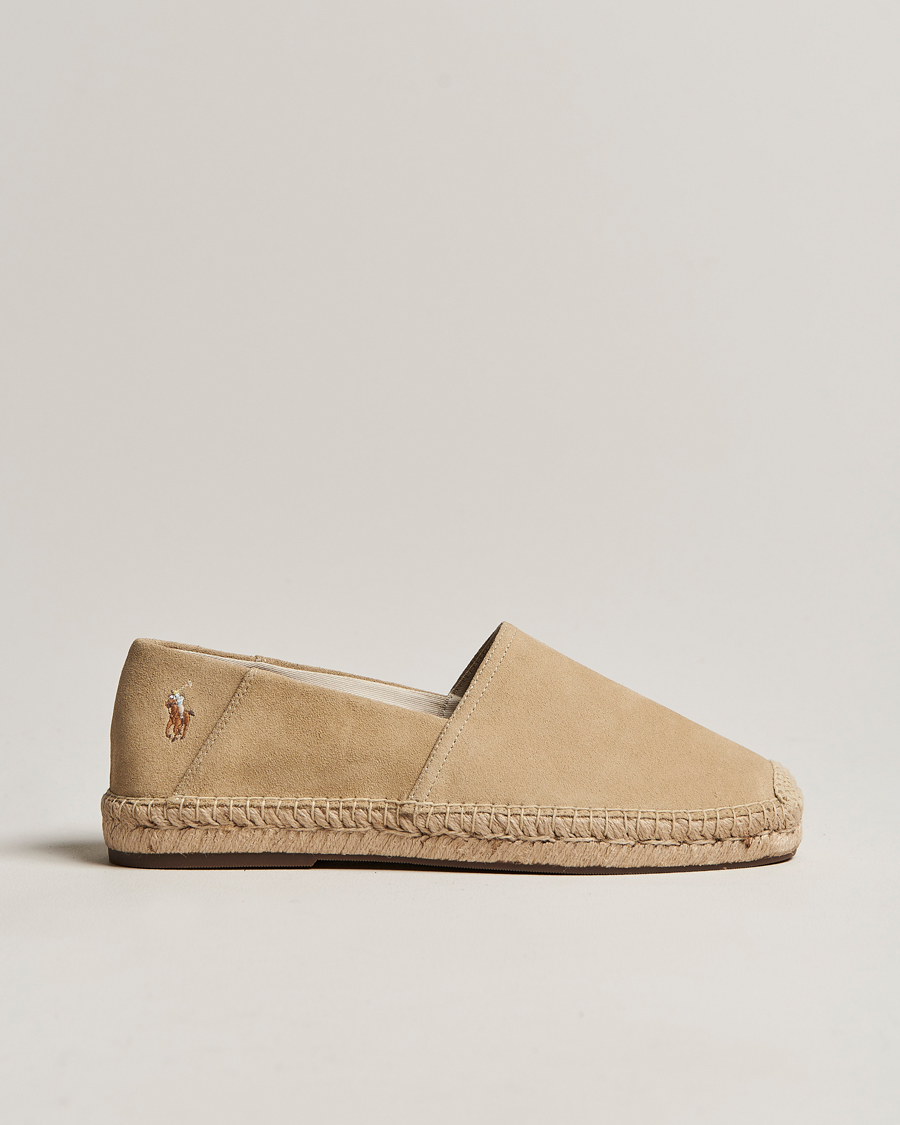 Herr | Polo Ralph Lauren Cevio Suede Espandrilles Bone | Polo Ralph Lauren | Cevio Suede Espandrilles Bone