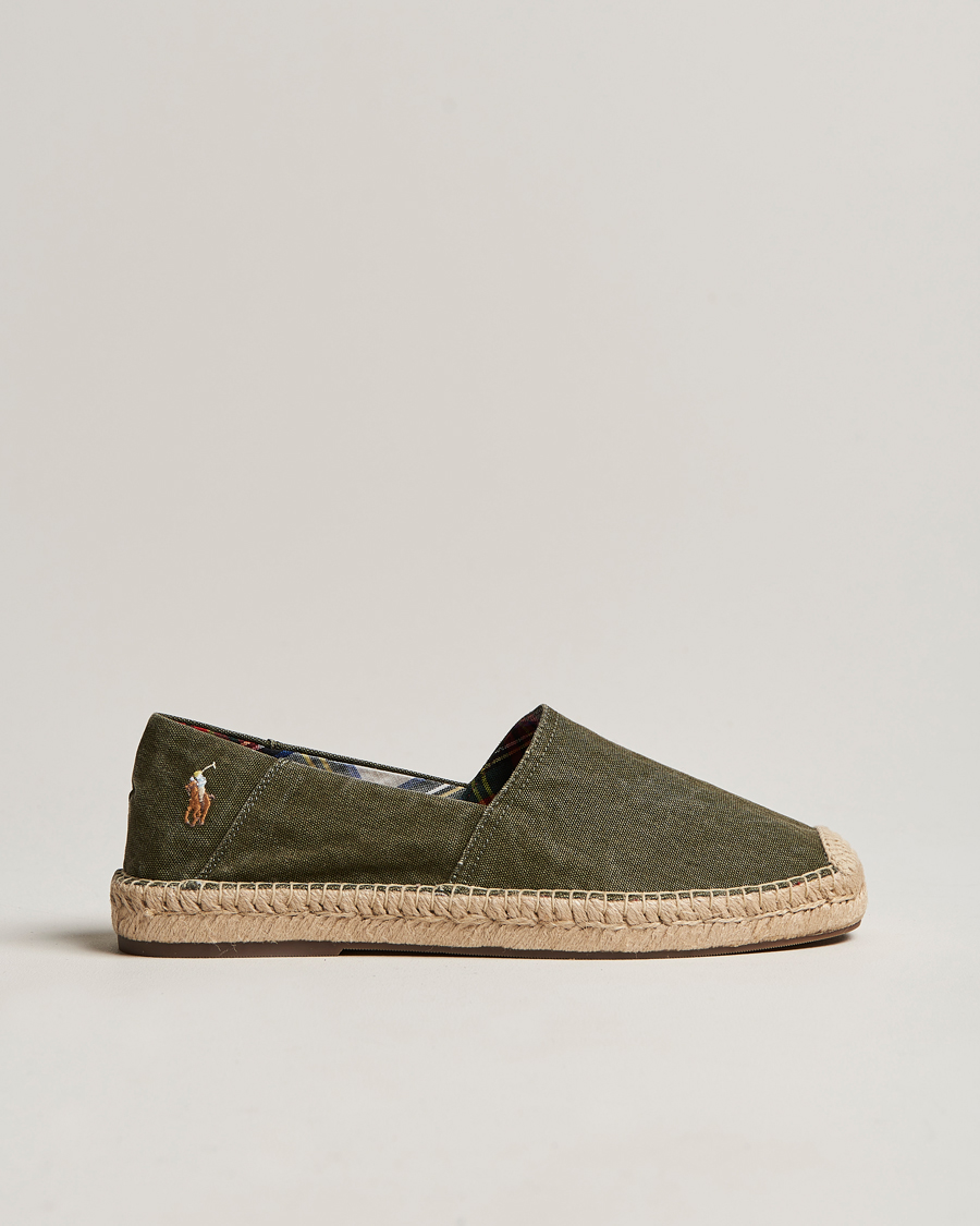 Herr | Cevio Canvas Espandrilles Canopy Green | Polo Ralph Lauren | Cevio Canvas Espandrilles Canopy Green