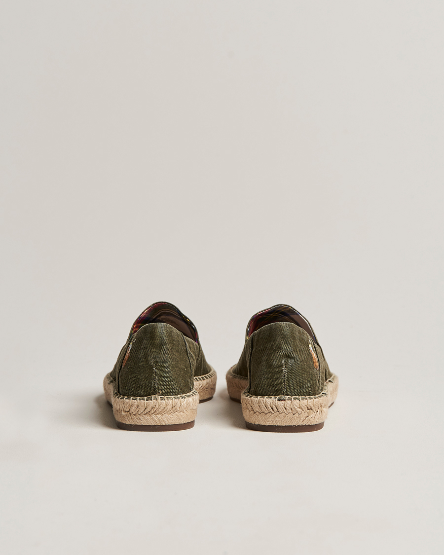 Herr | Cevio Canvas Espandrilles Canopy Green | Polo Ralph Lauren | Cevio Canvas Espandrilles Canopy Green
