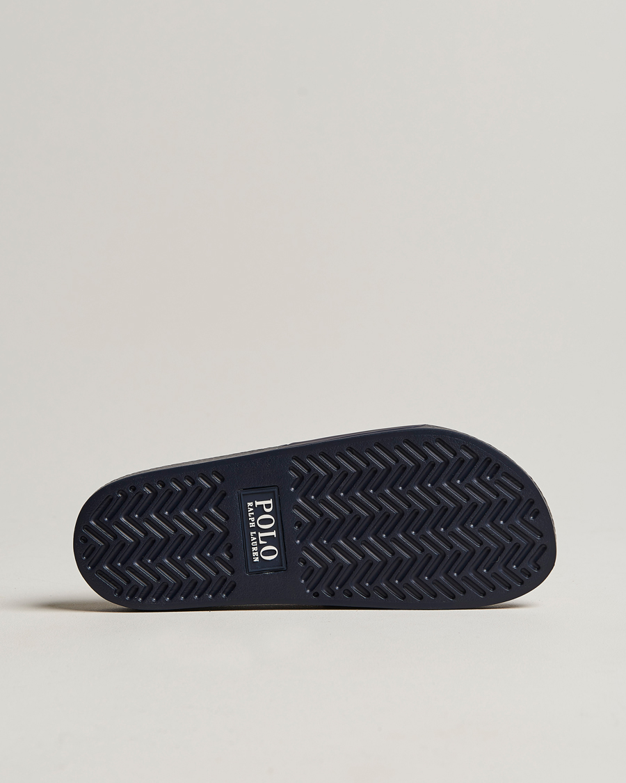 Herr | Polo Ralph Lauren Bear Slides Navy | Polo Ralph Lauren | Bear Slides Navy