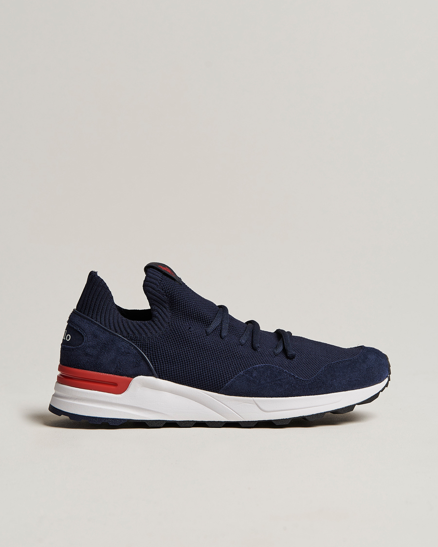 Herr | Polo Ralph Lauren Trackstr 200 Running Sneaker Hunter Navy | Polo Ralph Lauren | Trackstr 200 Running Sneaker Hunter Navy