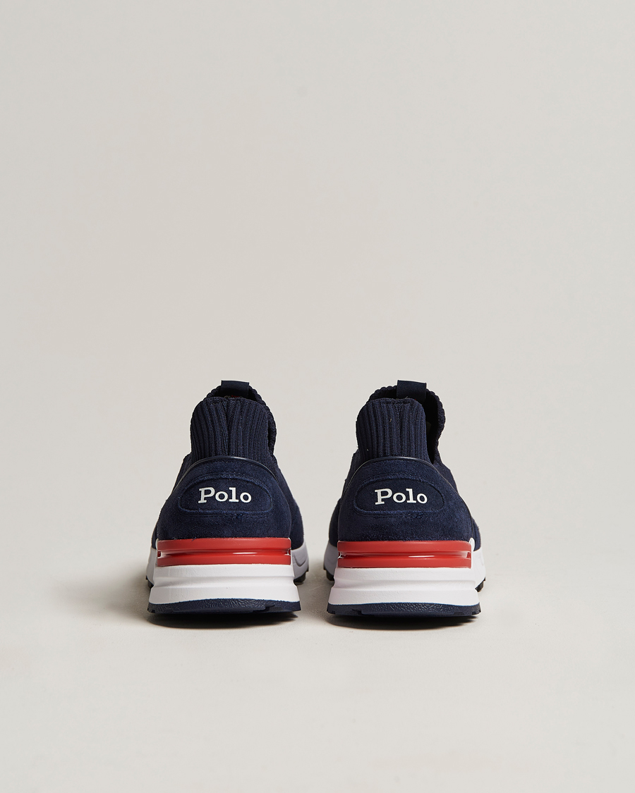 Herr | Polo Ralph Lauren Trackstr 200 Running Sneaker Hunter Navy | Polo Ralph Lauren | Trackstr 200 Running Sneaker Hunter Navy