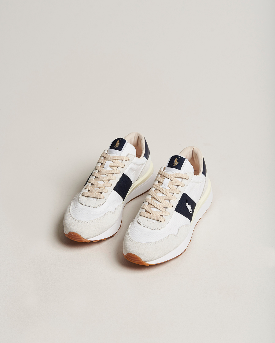 Herr | Polo Ralph Lauren Train 89 Running Sneaker White/Hunter Navy | Polo Ralph Lauren | Train 89 Running Sneaker White/Hunter Navy