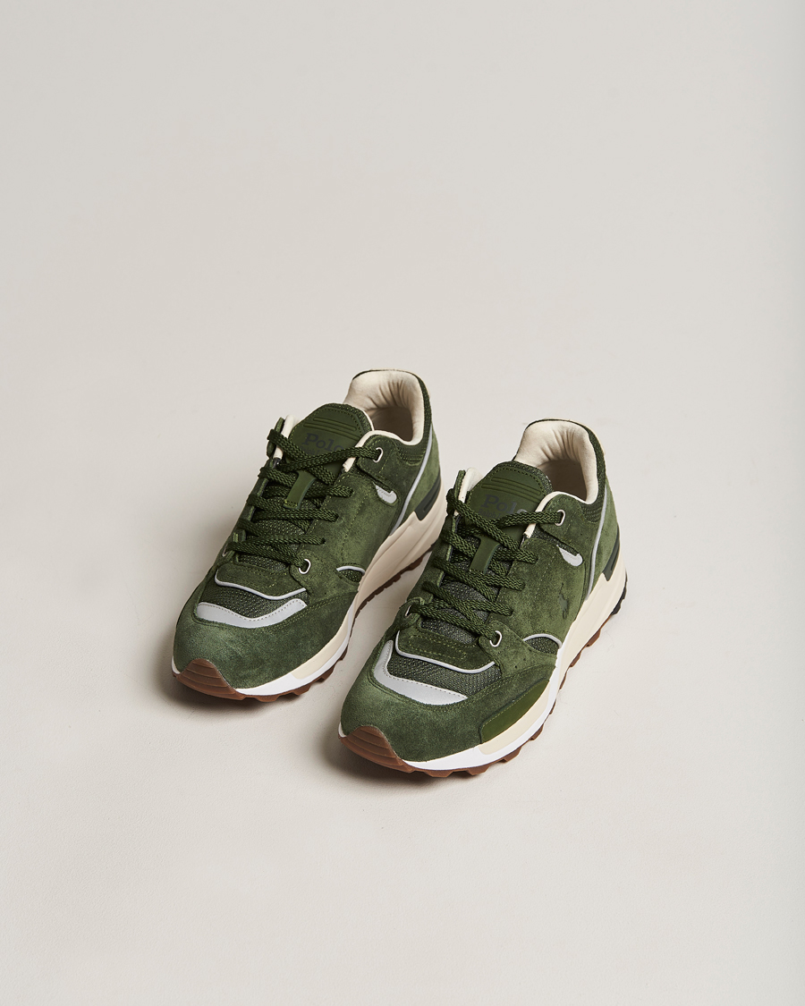 Herr | Trackstr 200 Running Sneaker Drab | Polo Ralph Lauren | Trackstr 200 Running Sneaker Drab