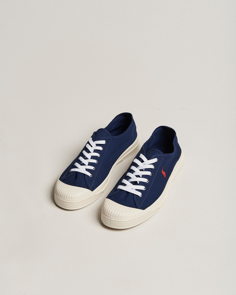 Herr | Polo Ralph Lauren Paloma Canvas Sneaker Newport Navy/Red | Polo Ralph Lauren | Paloma Canvas Sneaker Newport Navy/Red