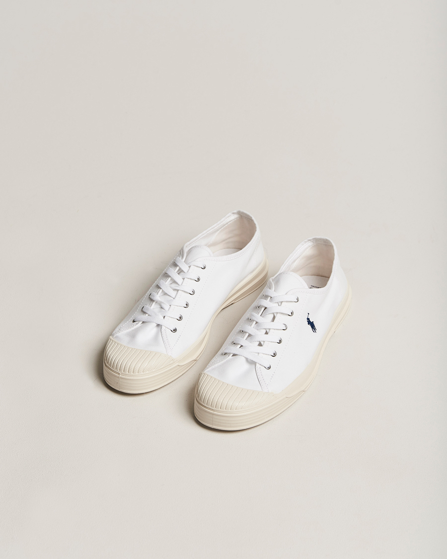 Herr | Låga sneakers | Polo Ralph Lauren | Paloma Canvas Sneaker White/Navy