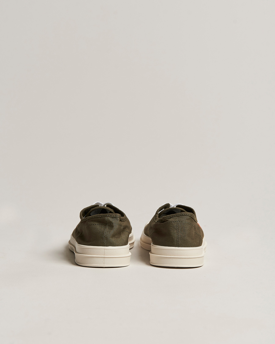 Herr | Paloma Canvas Sneaker Canopy Olive/Orange | Polo Ralph Lauren | Paloma Canvas Sneaker Canopy Olive/Orange
